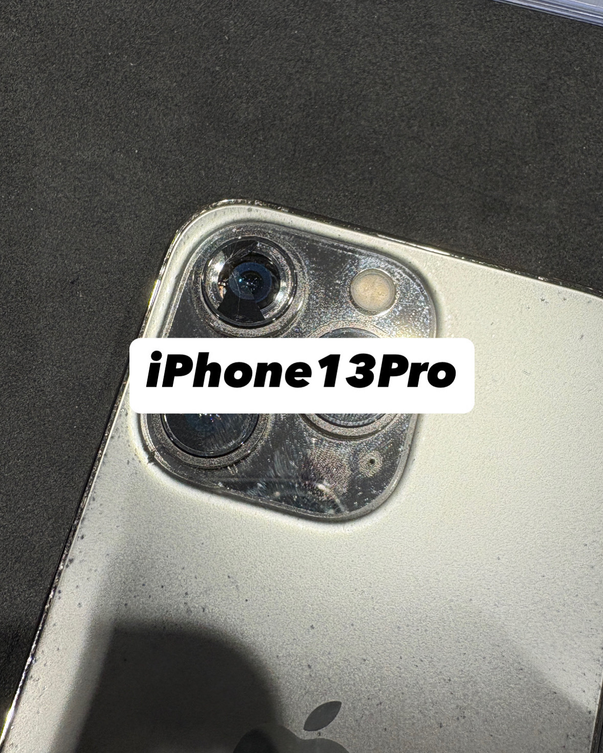 【本日の修理】iPhone13Pro カメラレンズ割れちゃった！