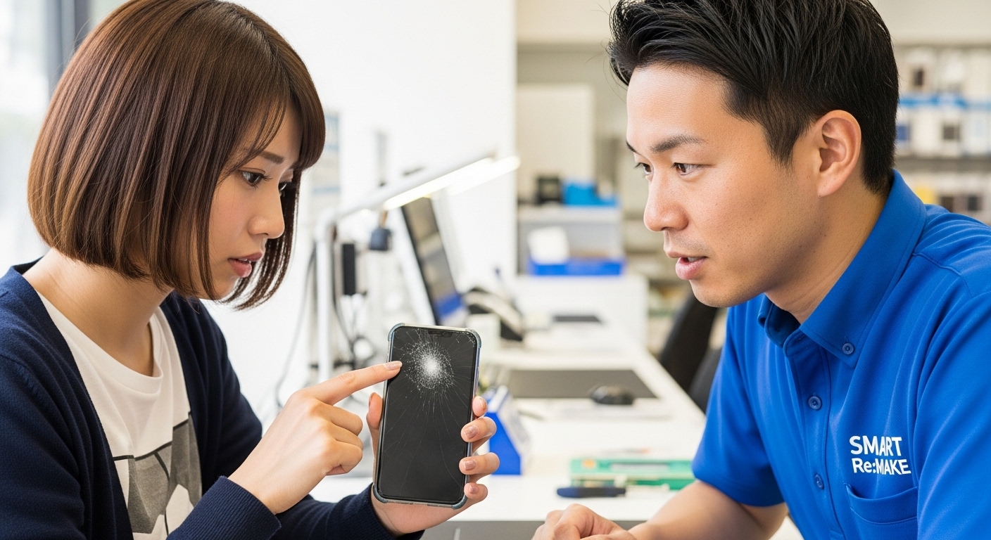 SMART Re:MAKEの画面修理は早い？相談前の注意点を解説