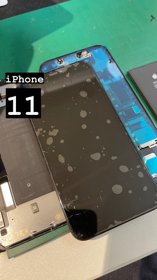 【本日の修理】iPhone11画面、バッテリー交換