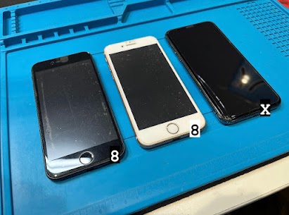 【本日の修理】iPhone8.Xバッテリー交換