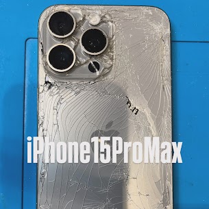 【本日の修理】iPhone15ProMaxバックガラス交換