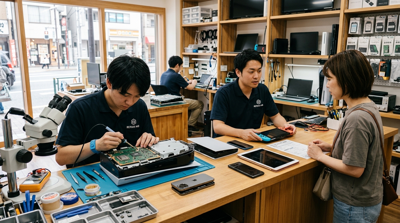Switch 修理 岐阜はどこまで対応できるのか｜スマホ以外の端末も相談先になる理由