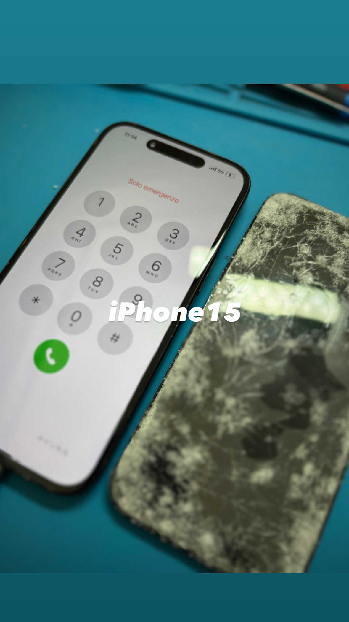 【本日の修理】iPhone15 車に轢かれて操作できない！