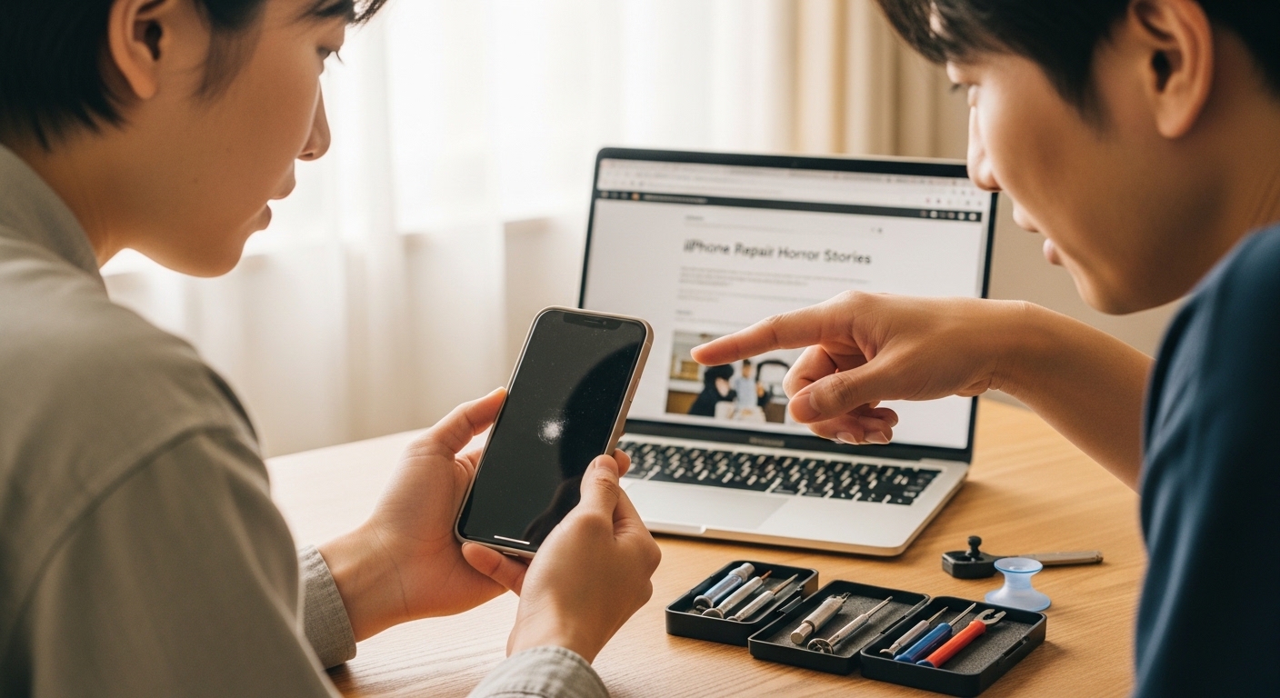iPhone修理で後悔する原因とは？失敗しない店選びを解説