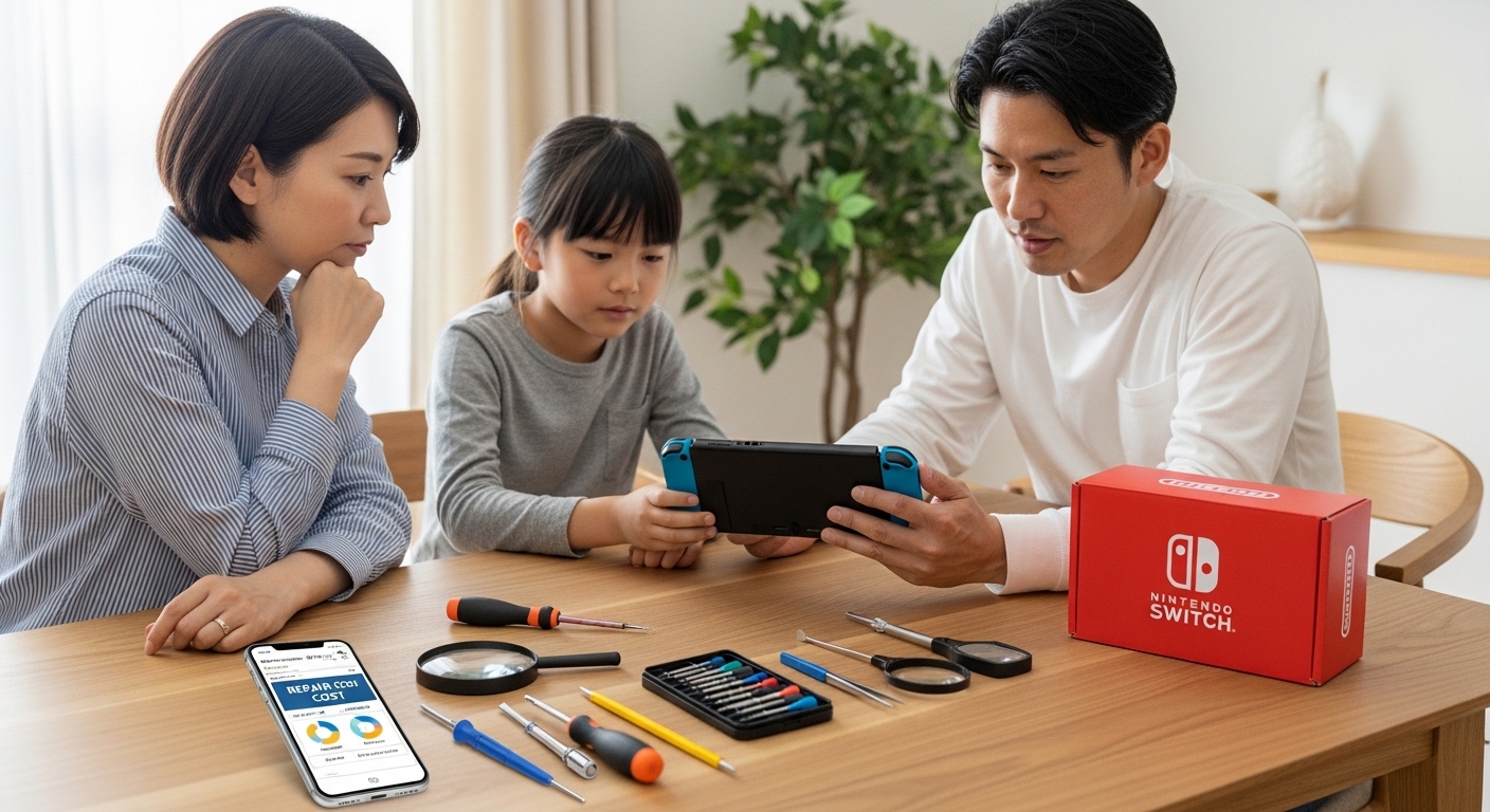 Switch修理の値段は高い？買い替え比較と費用を解説