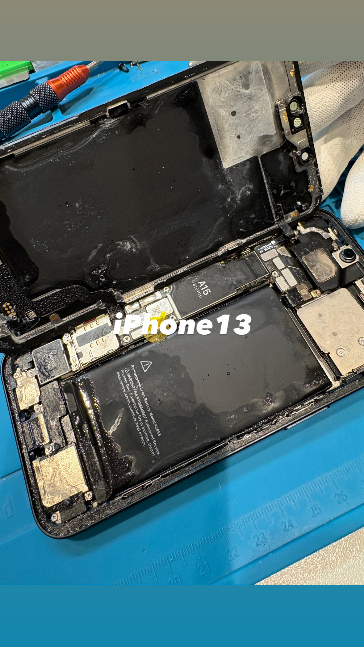 【本日の修理】iPhone13 海に落としちゃった！