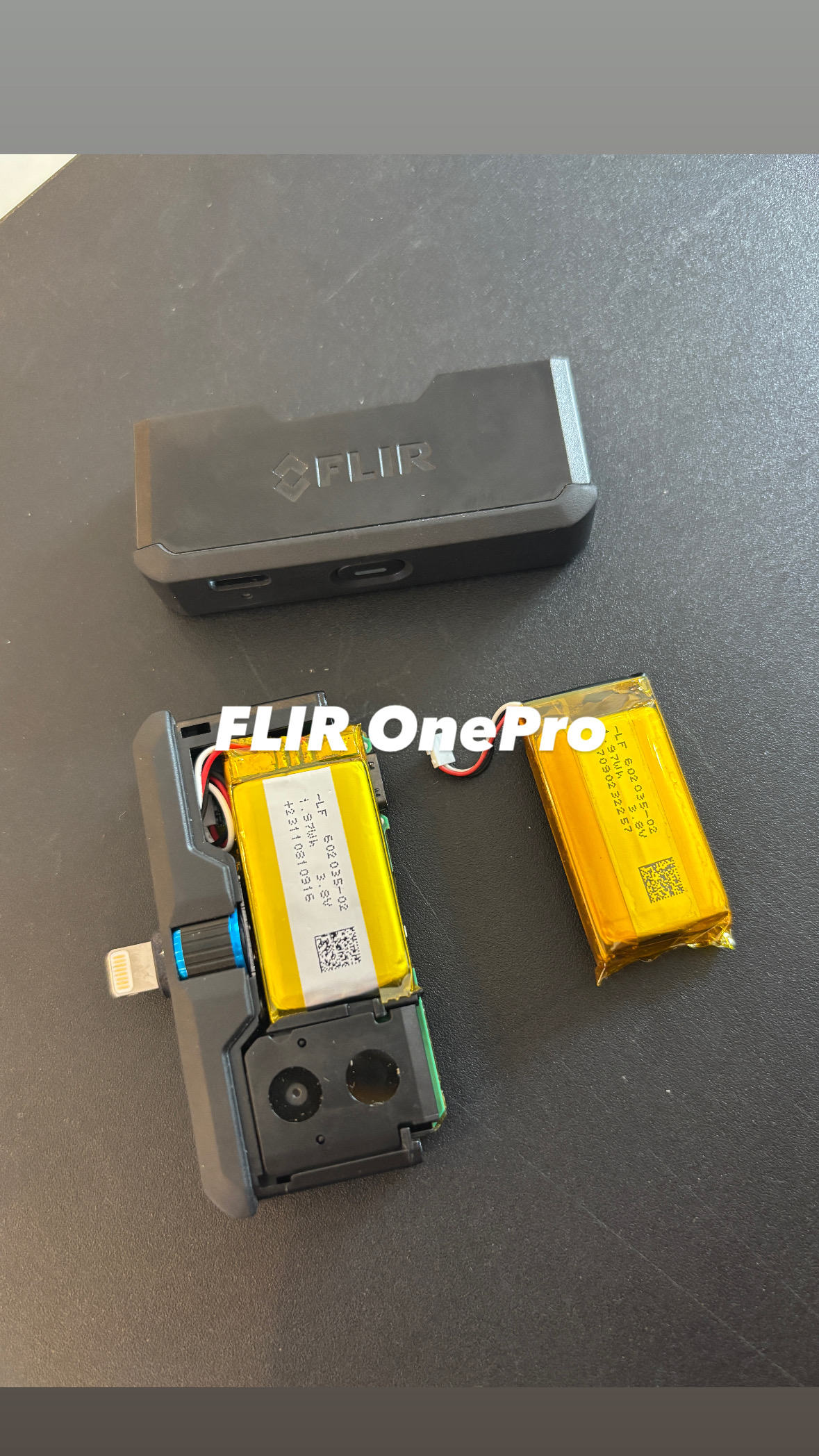 【本日の修理】FLIR OnePro バッテリーが持たない！