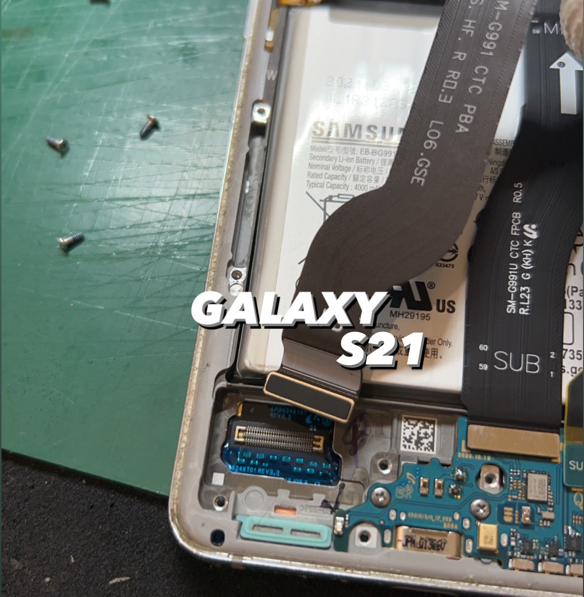 【本日の修理】Galaxy S21 画面がつかなくなった！！