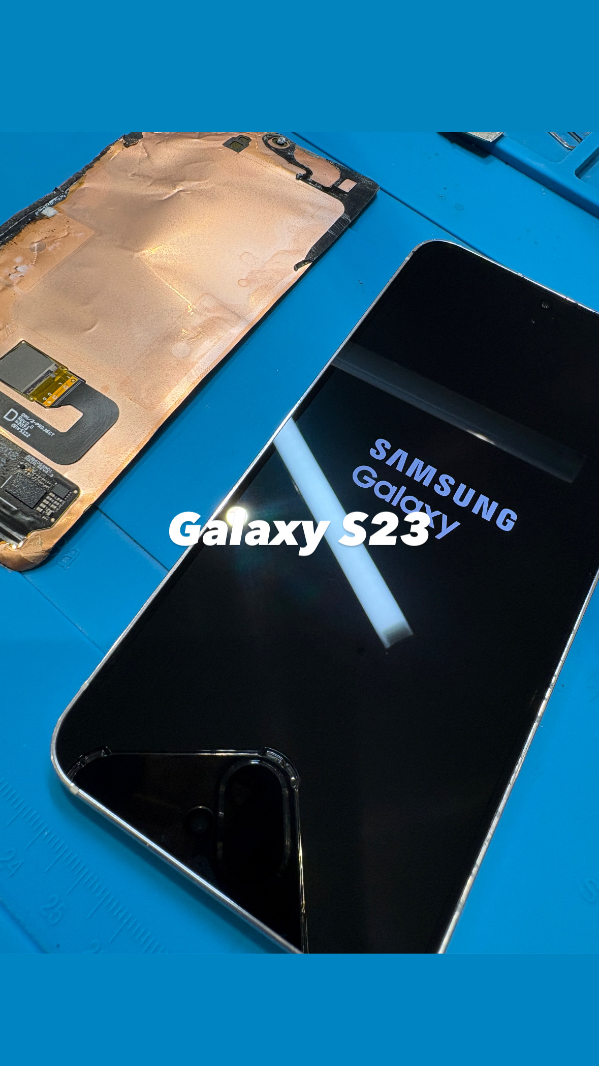 【本日の修理】GalaxyS23 画面が割れちゃった！