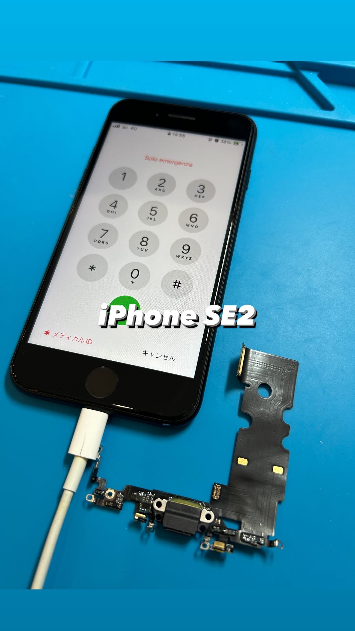 【本日の修理】iPhone SE2 ドックコネクタ交換！