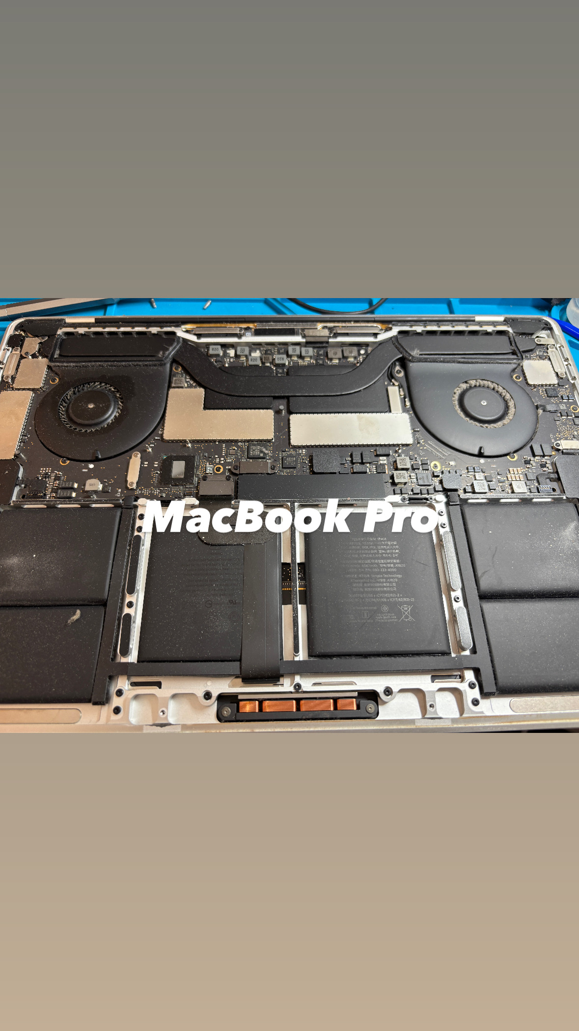 【本日の修理】MacBook Pro バッテリー持ち込み交換！