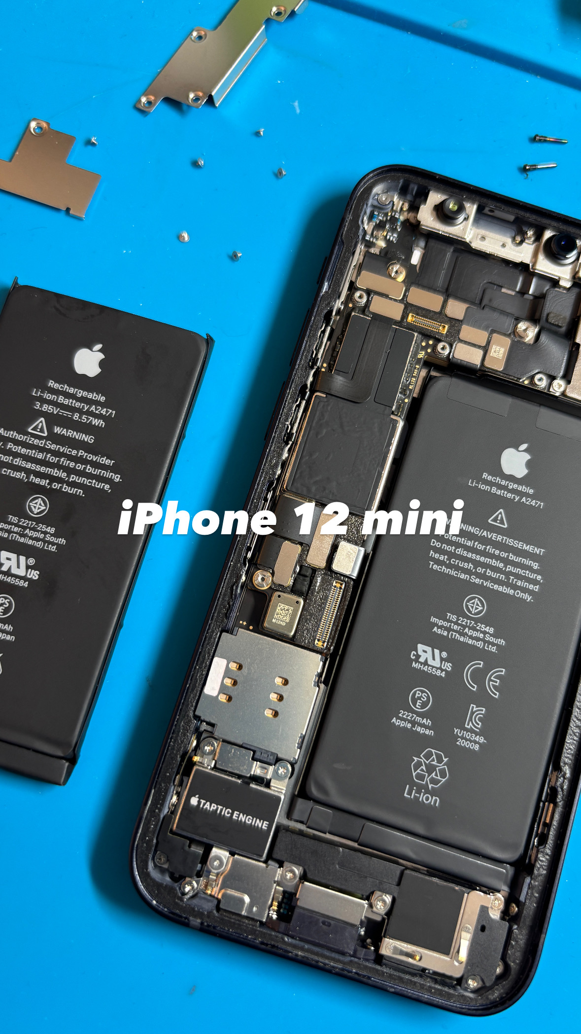 【本日の修理】iPhone 12 mini 純正バッテリー交換！