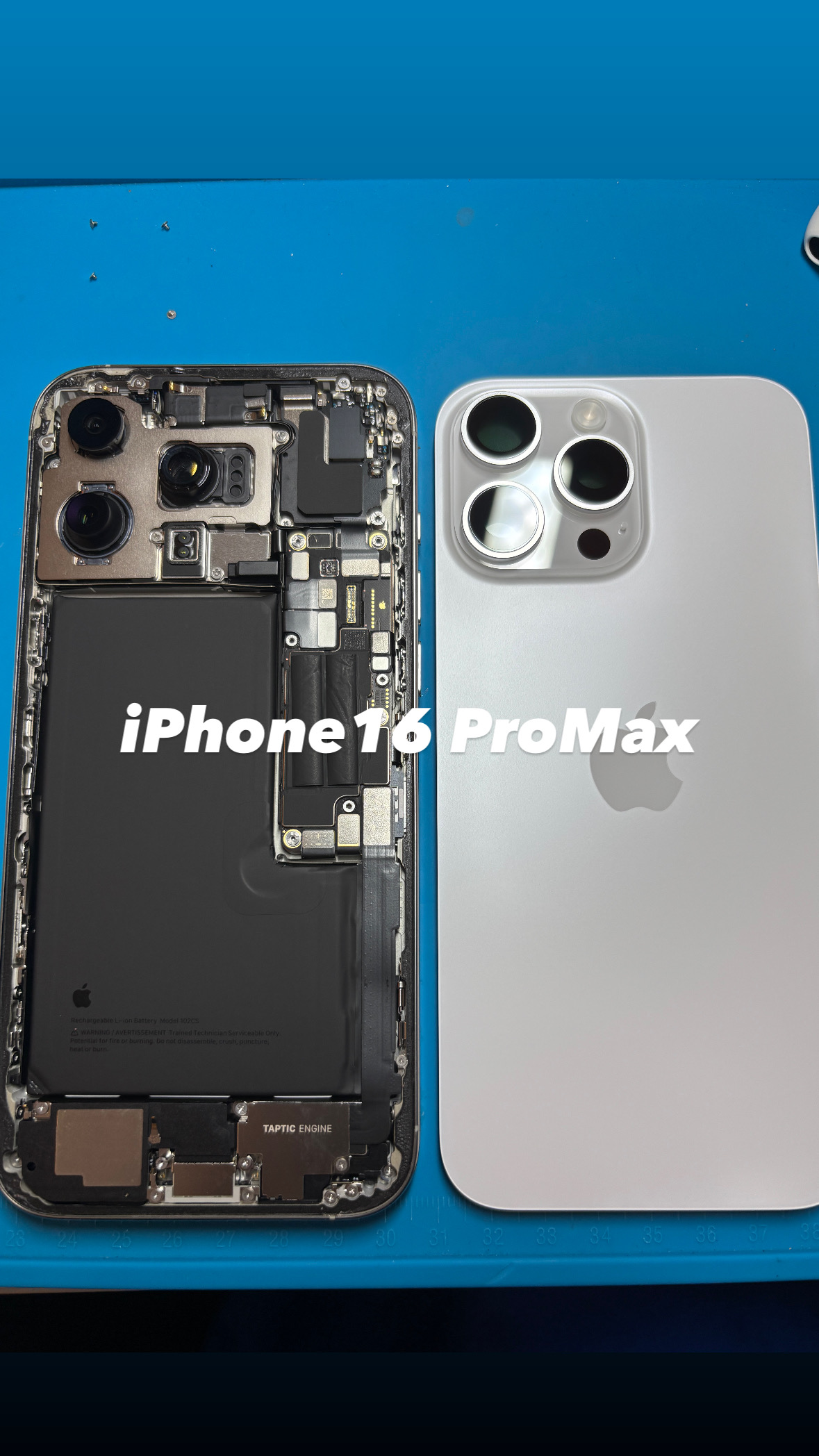 【本日の修理】iPhone16ProMax 背面ガラスが割れちゃった！