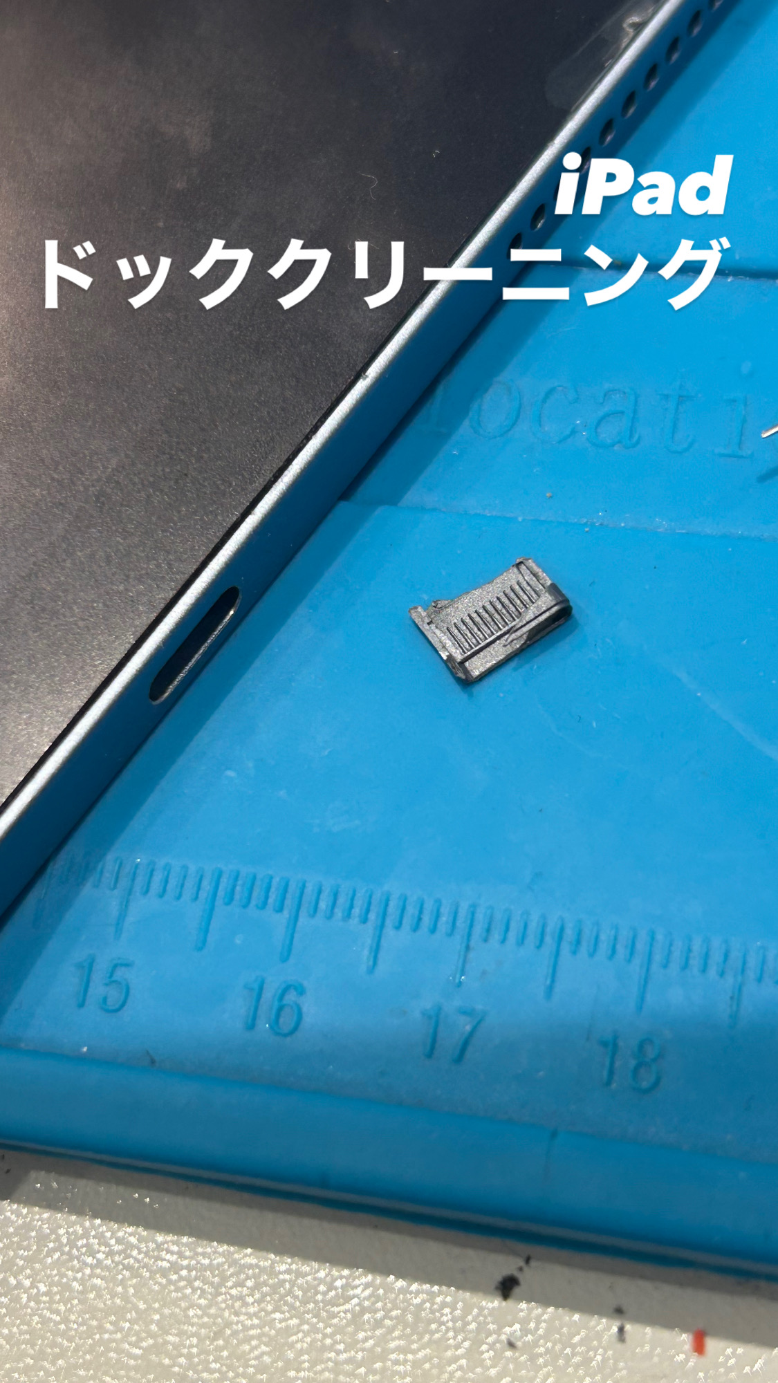 【本日の修理】iPad miniドッククリーニング
