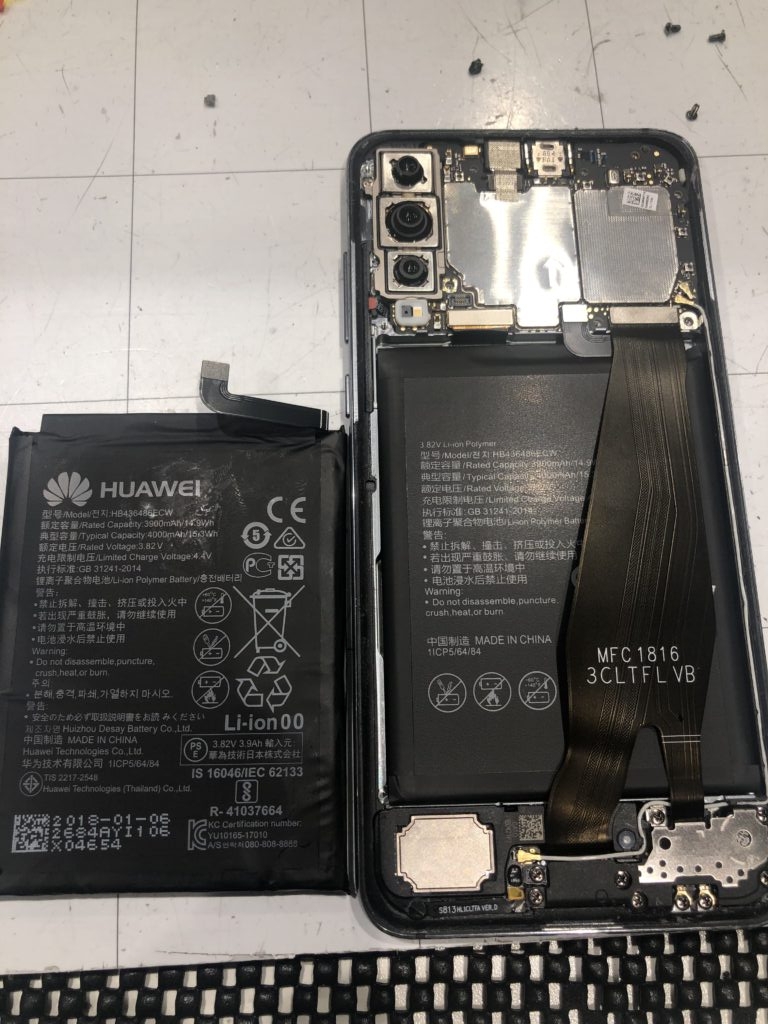 【本日の修理】HUAWEIバッテリー交換