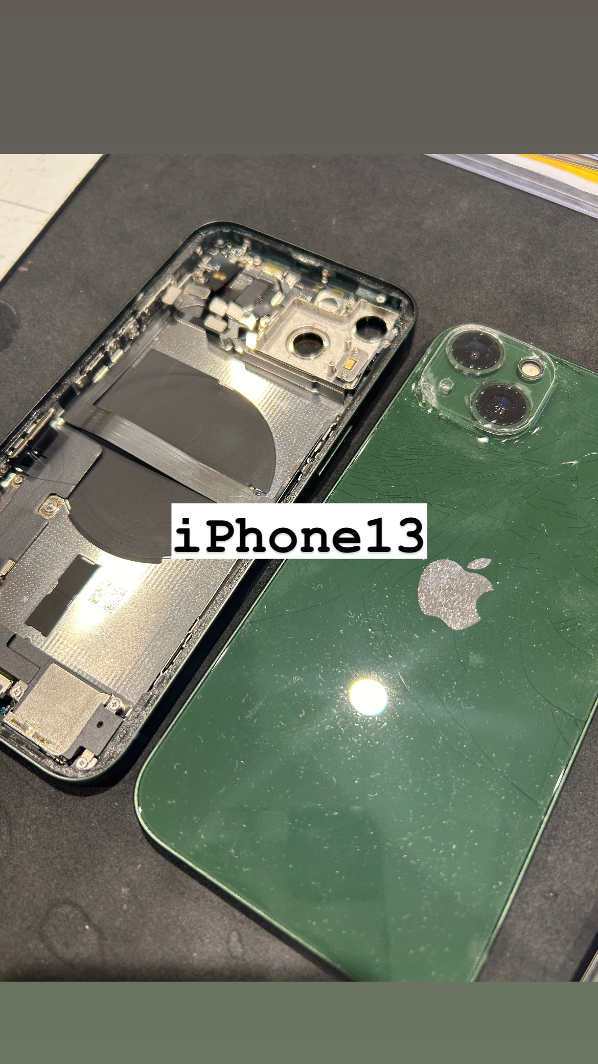 【本日の修理】iPhone13 背面割れ修理！