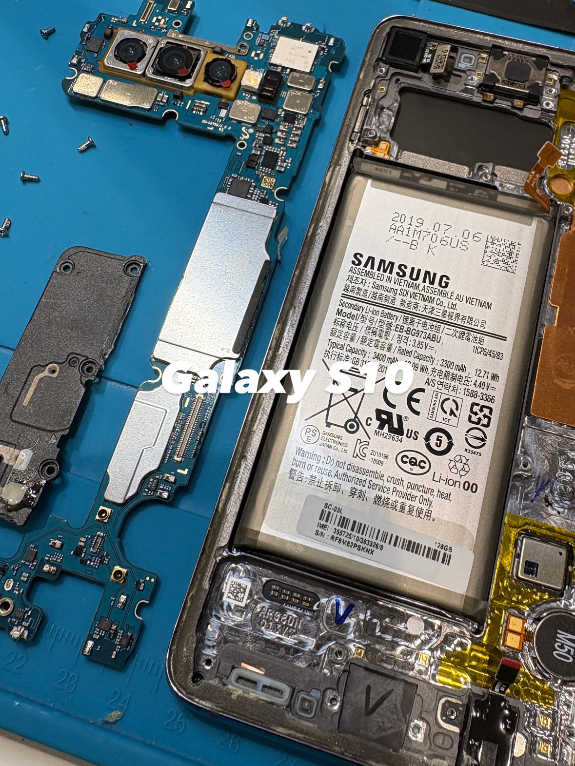 【本日の修理】Galaxy S10 電源ボタンが押せない！