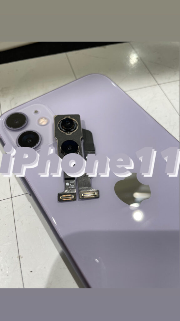 【本日の修理】iPhone11アウトカメラ