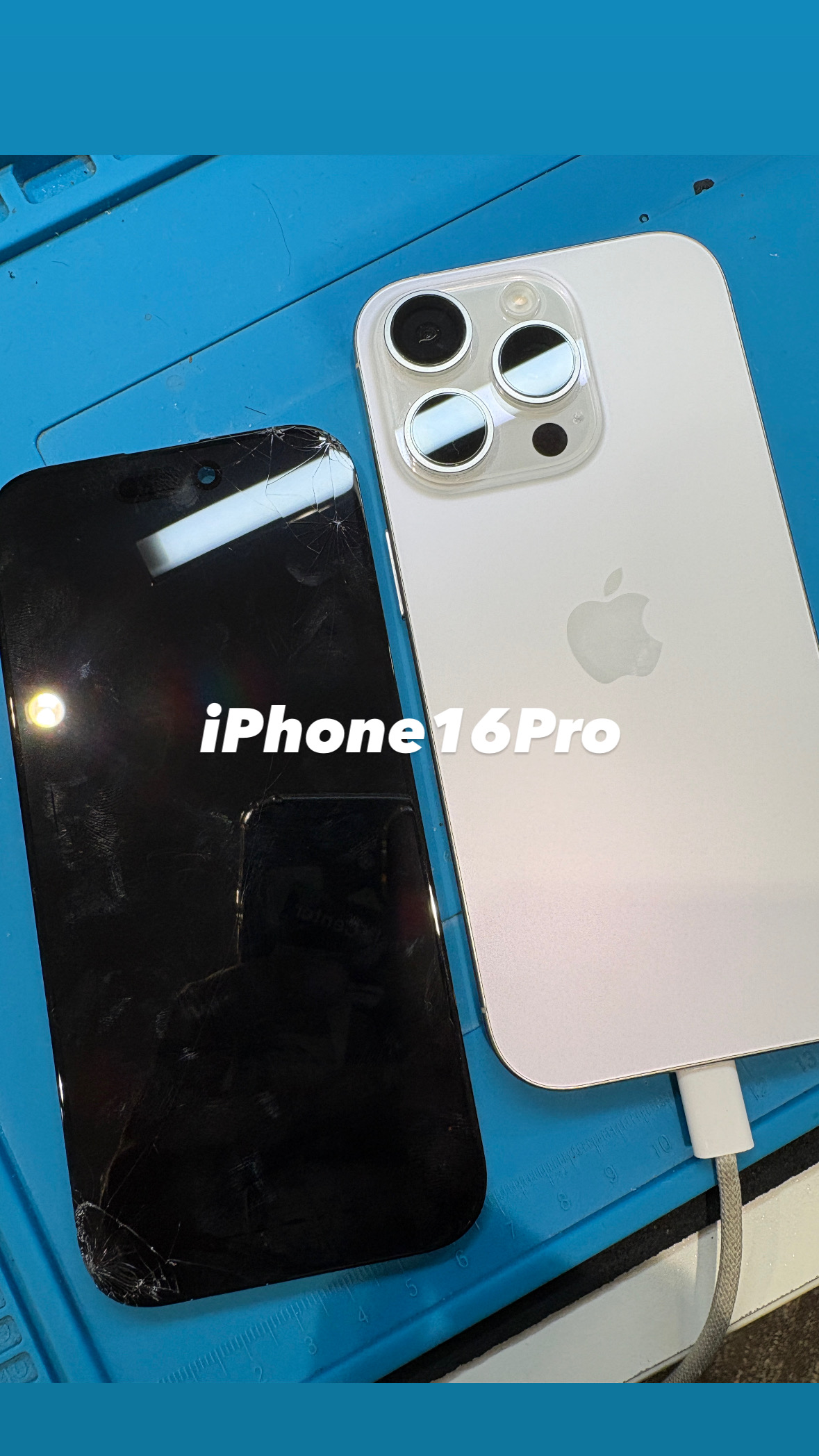 【本日の修理】iPhone16Pro 純正画面修理！