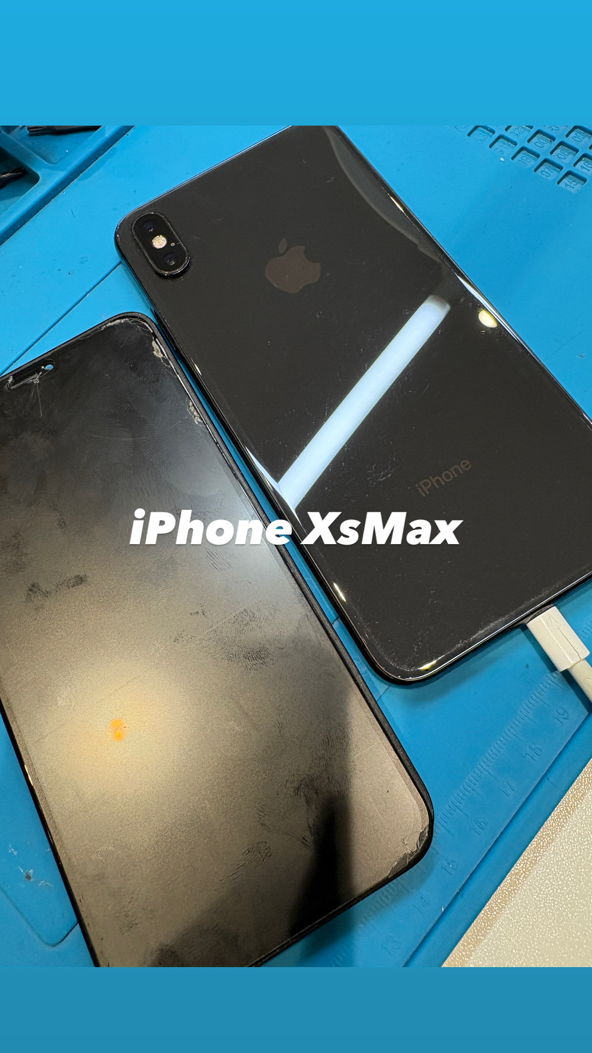 【本日の修理】iPhone XsMax 画面が映らない！
