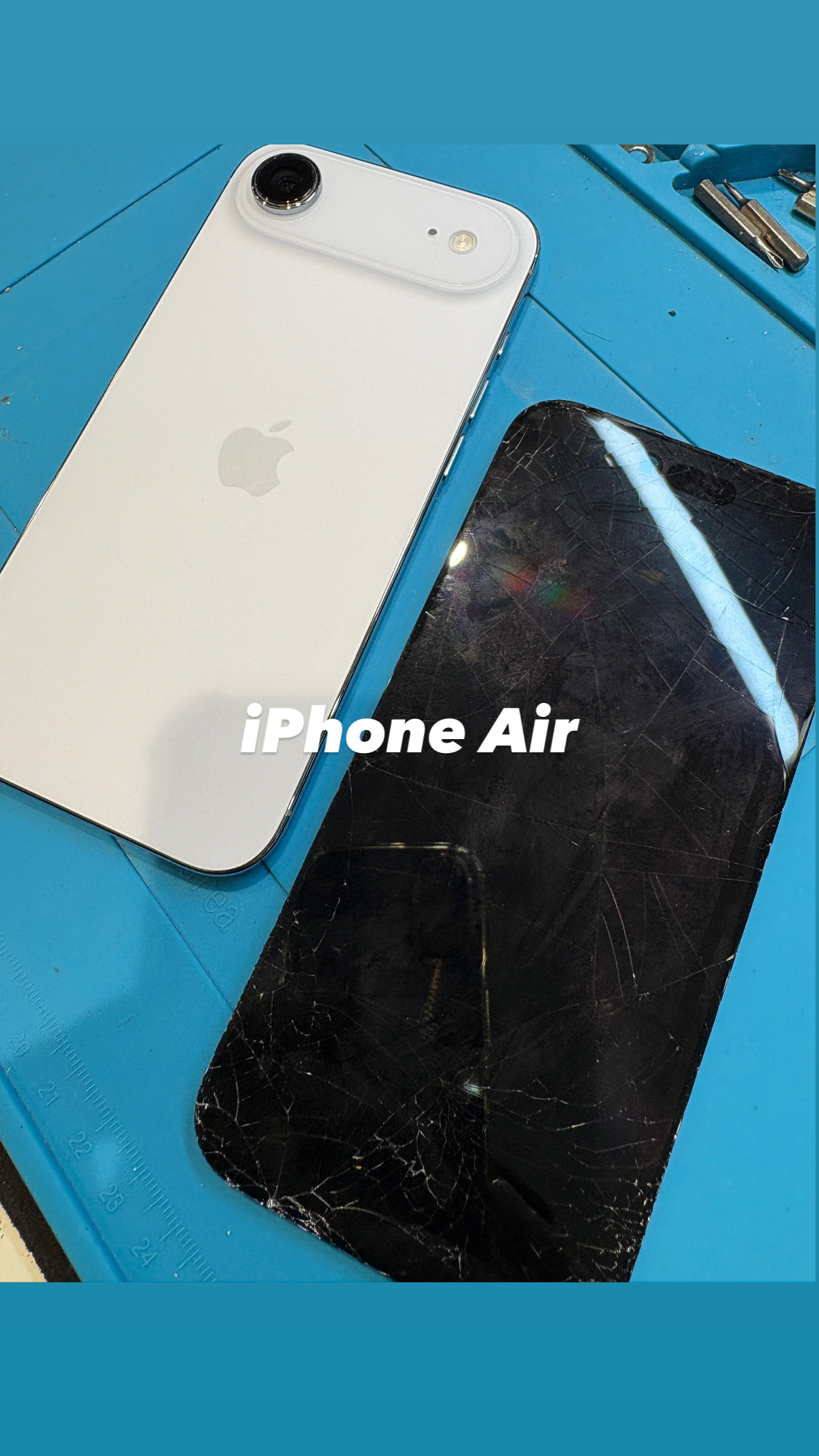 【本日の修理】iPhone Air 画面が割れちゃった！