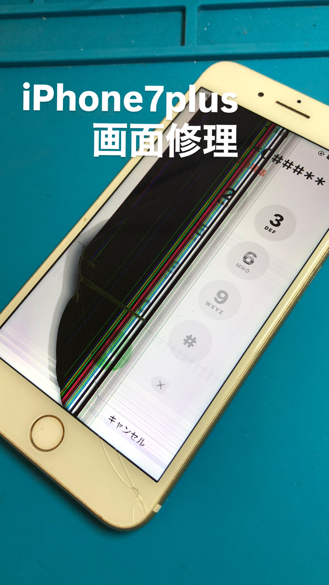 【本日の修理】iPhone7Plus画面修理
