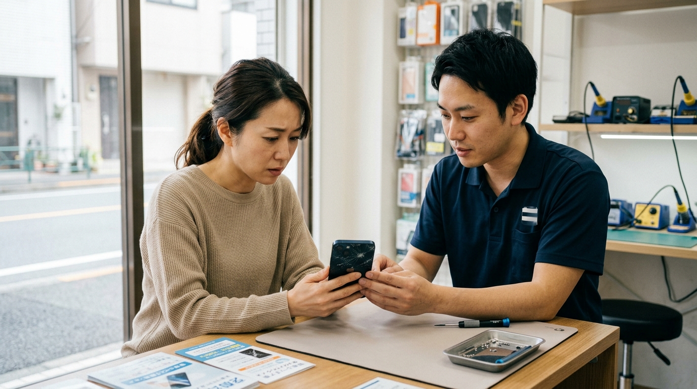 スマホを落としてからおかしい？修理判断のポイントを解説 