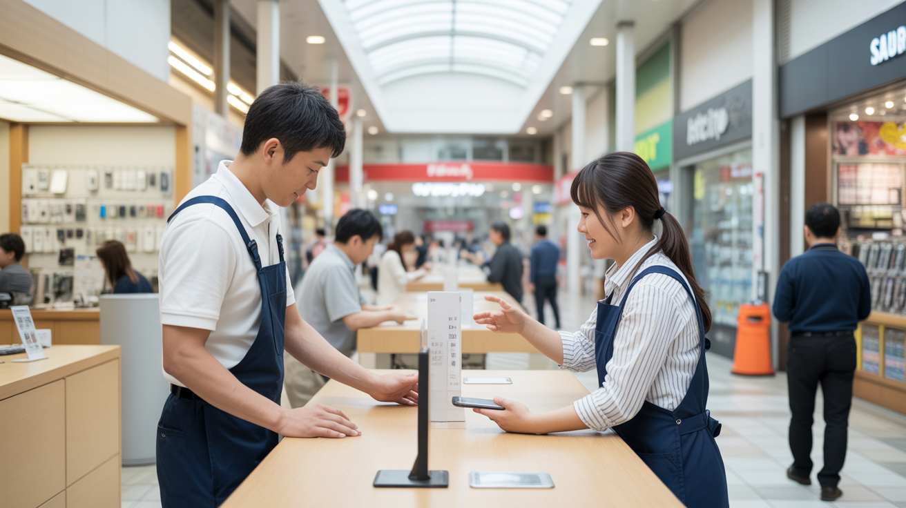 岐阜のショッピングモールで買い物ついでにiPhone修理｜比較と選び方
